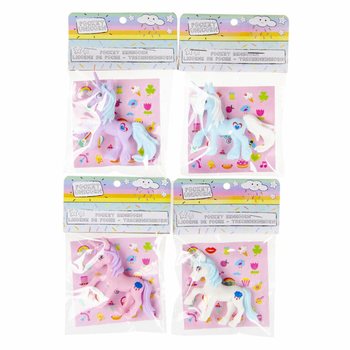 Unicorno con Foglio di Adesivi (48 pz.)