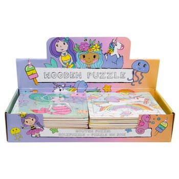 Display Puzzle in Legno per Bambine (24 pezzi)