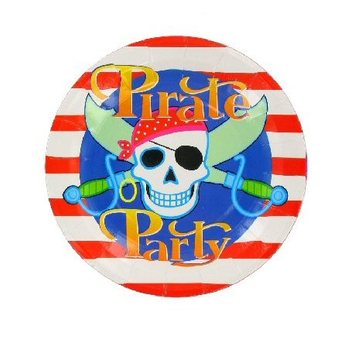 PIATTI DI COMPLEANNO PIRATI (6x12 pz.)