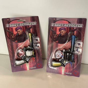 PISTOLA A SCACCIACANI 8 COLPI SU SCHEDA (24 pz.)