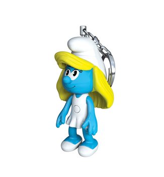 PORTACHIAVI TORCIA I PUFFI IN CONFEZIONE REGALO (2 pz.)
