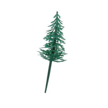 DECORAZIONE PER TORTE - ALBERI DI NATALE (100 pz.)