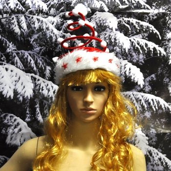 OFFERTA STOCK - CAPPELLO DI NATALE A SPIRALE LUXURY CON STELLA LUMINOSA (120 pz.)