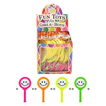 TAMBURELLO SMILEY A TORSIONE IN DISPLAY (72 pz)
