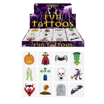 Tatuaggi Fun – Modello Halloween (48 confezioni x 12 pz)