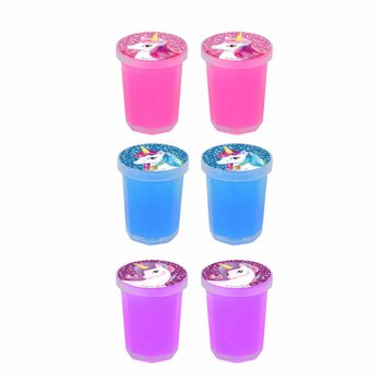 Piccoli Vasetti di Slime Unicorno (6 pz.)