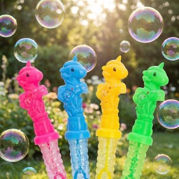 BASTONE BOLLE DI SAPONE GIGANTE UNICORNO 35 CM IN DISPLAY (24 pz.)