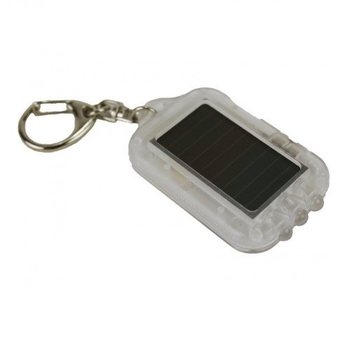 PORTACHIAVI SOLARE CON LUCE LED - TRASPARENTE (20 pz)