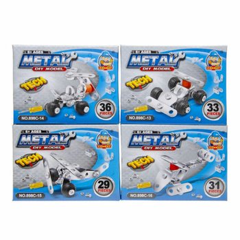 Display Costruisci il Tuo Veicolo in Metallo (24 pz.)