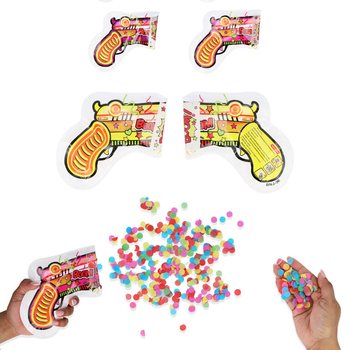 Pistola per Coriandoli Auto-gonfiabile (100 pz.)