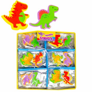 Set 2 Gomme DINO in Display (36 pz.)