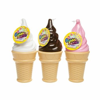 Bolle di Sapone a Forma di Gelato Grande in Display (24 pz.)
