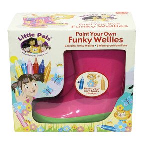 FUNKY WELLIES - COLORA I TUOI STIVALI - ROSA / TAGLIA: 30