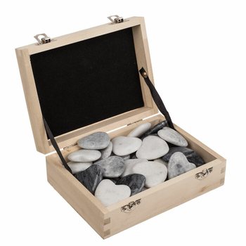PIETRE NATURALI A CUORE - WORRY STONES (36 pz)