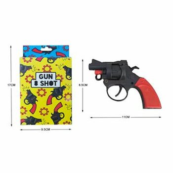 Pistola a Scacciacani 8 Colpi in Scatola - Colori (6 pz.)