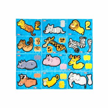 Puzzle 3D Animali Selvatici (48 pz.)