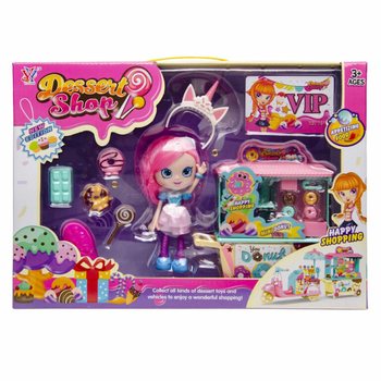 PLAYSET NEGOZIO DI DONUT CON BAMBOLA E ACCESSORI - IN CONFEZIONE REGALO LUXURY (1 pz.)