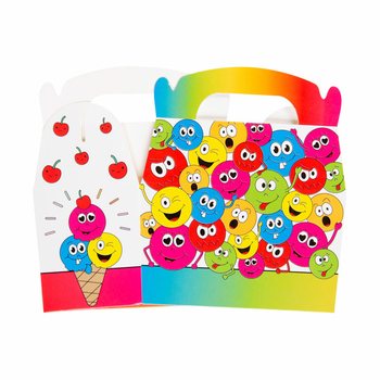 Scatolina Regalo Smiley per Dolcetti 12x12.5x6 cm (12 pz)