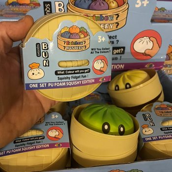 RAGE - Squishy Bun Dumplings GRANDI - ONE SET PU FOAM SQUISHY EDITION (12 pz.)
