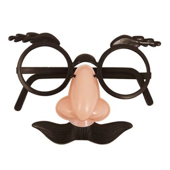 OCCHIALI DA FESTA PER BAMBINI CON BAFFI (12 pz.)