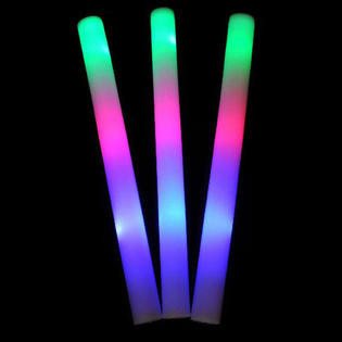 Bastoncini in Schiuma LED - Luci Multicolor in Display (24 pz.)