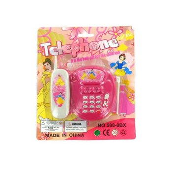 TELEFONO GIOCATTOLO PER BAMBINI CON MUSICA (6 pz.)