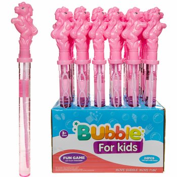 Bacchetta Bolle di Sapone Cavallo 38 cm in Display (24 pz)