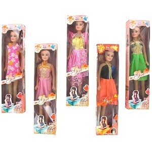 BAMBOLA BEAUTY GIRL - MODELLO 3 (6 pz.)