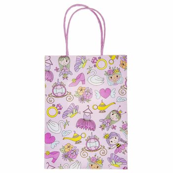 Sacchetti Regalo in Carta Principesse - 16x9x22 cm (12 pezzi)