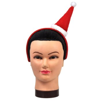 CERCHIETTO CON CAPPELLO DI NATALE PER BAMBINI (12 pz.)