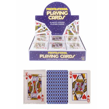 Carte da gioco plastificate in display (12 pz.)