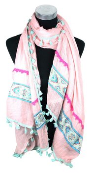 Sciarpa di Lusso Stile Ibiza Rosa (1 pz)
