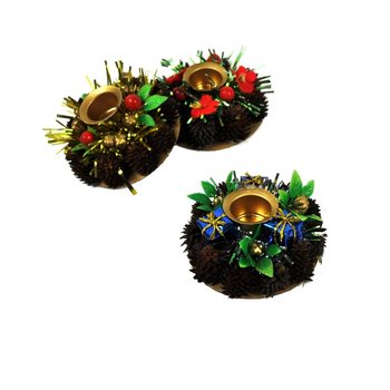 Portacandele di Natale (9 pz.)