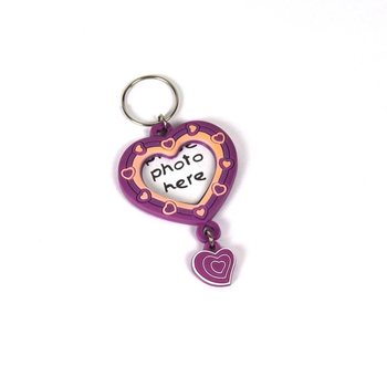Portachiavi Portafoto a Cuore - Viola (34 pz.)
