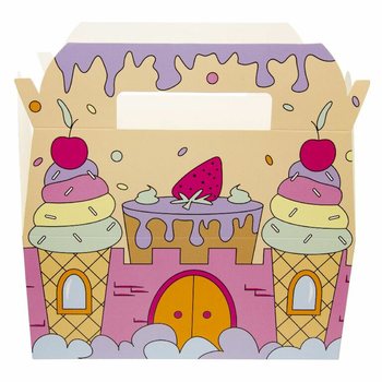 Scatola Menu Bimbo Castello di Ghiaccio - 22,5 x 12 x 9,5 cm (24 pz.)