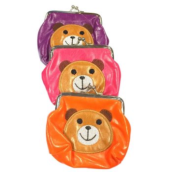 Portafoglio per Bambini con Orsetto Colori Misti (6 pz)