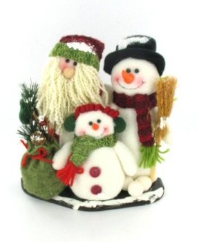 FAMIGLIA DI DECORAZIONI NATALIZIE DI LUSSO (1 pz.)
