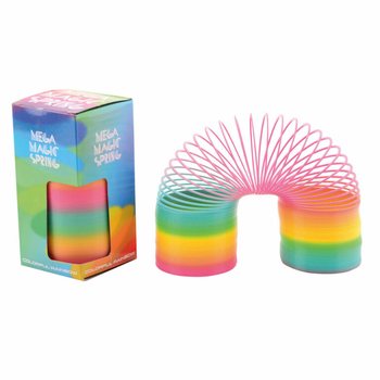 Molla Magica Arcobaleno XL - Grande Spirale Arcobaleno in Scatola (6 pz.)