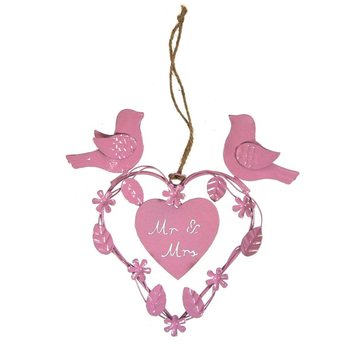 PENDENTE DECORATIVO - MODELLO: MR & MRS (6 pz.)