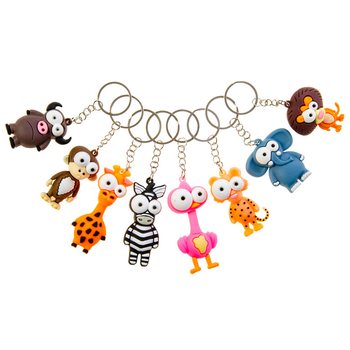 Portachiavi Animali Simpatici - Mix Animali Occhi Grandi (48 pz.)
