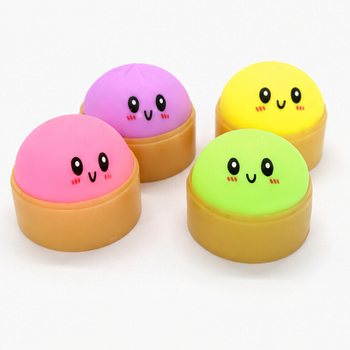 RAGE - Squishy Bun Dumplings PICCOLO (Dim. 5.5 x 5.5 x 3 Cm) - Viral 2026 Fidget Toy (24 pz.)