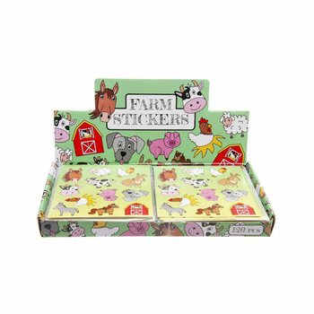 Adesivi Fun – Modello: Animali della Fattoria (120 pz.)