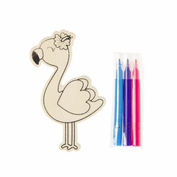 COLORA LA TUA FIGURA IN LEGNO, INCL. PENNARELLI (36 pz.)
