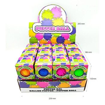 Palla Puffer in Scatola Regalo - 6cm - In Box e Display (24 pz)
