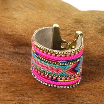 Bracciale di Lusso Fucsia (1 pz)