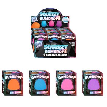 SQUEEZE GUM DROP - CON IMBOTTITURA SUGAR - IN DISPLAY (12 pz.)