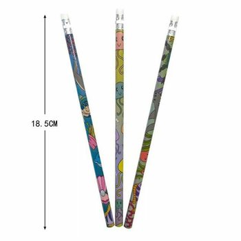 Matite Animali Marini con Gomma (12 pezzi)
