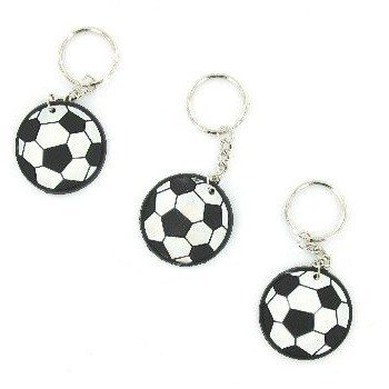 PORTACHIAVI A FORMA DI PALLONE DA CALCIO (24 pz.)