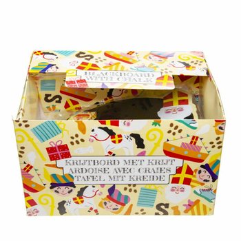 Lavagna di San Nicola con scatola di gessetti (24 pz.)