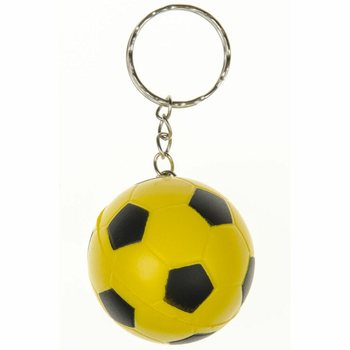 Portachiavi calcio in schiuma - Colori misti (48 pz.)